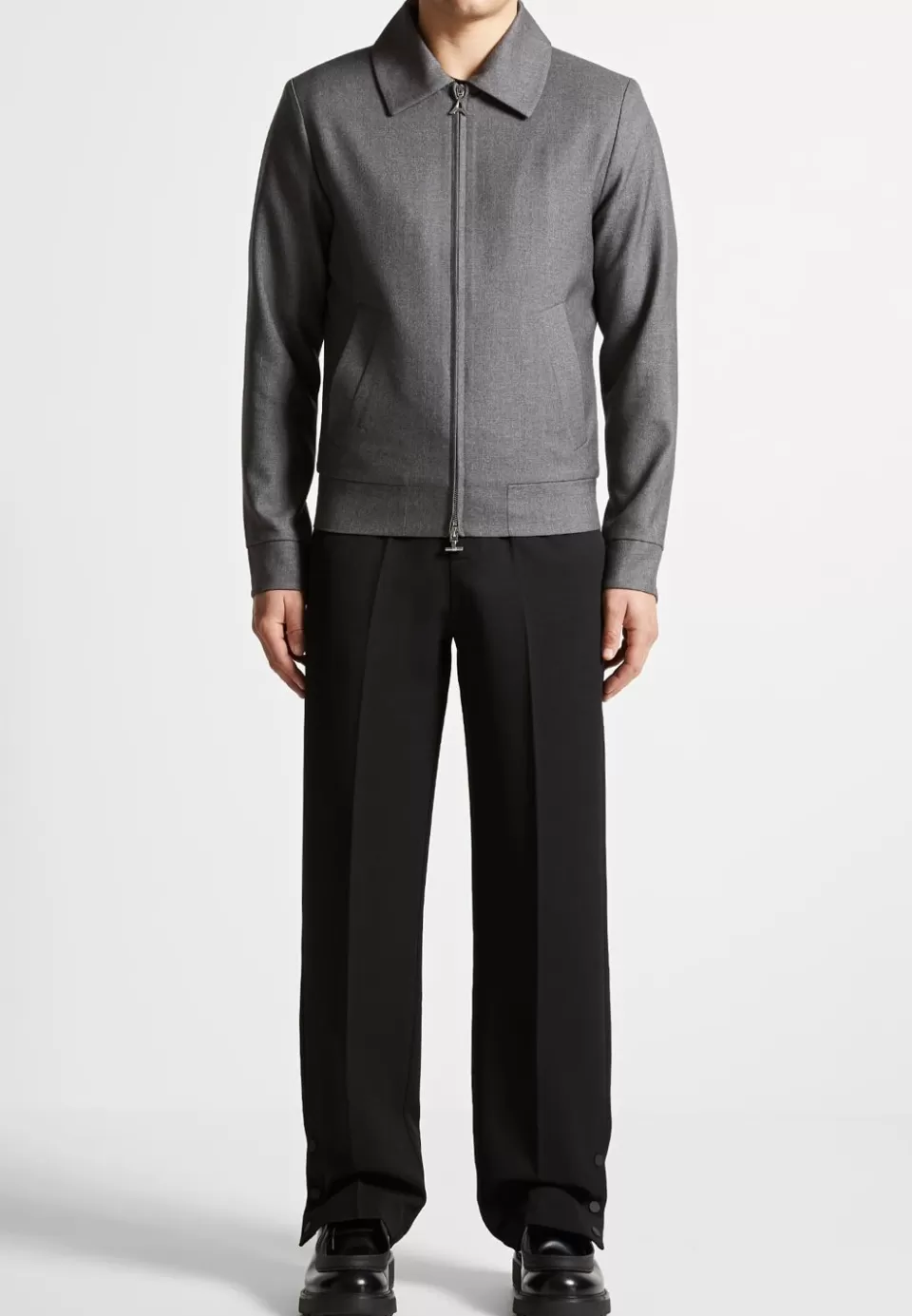 Manière De Voir Fitted Tailored Trucker Jacket>Man Modern Tailoring