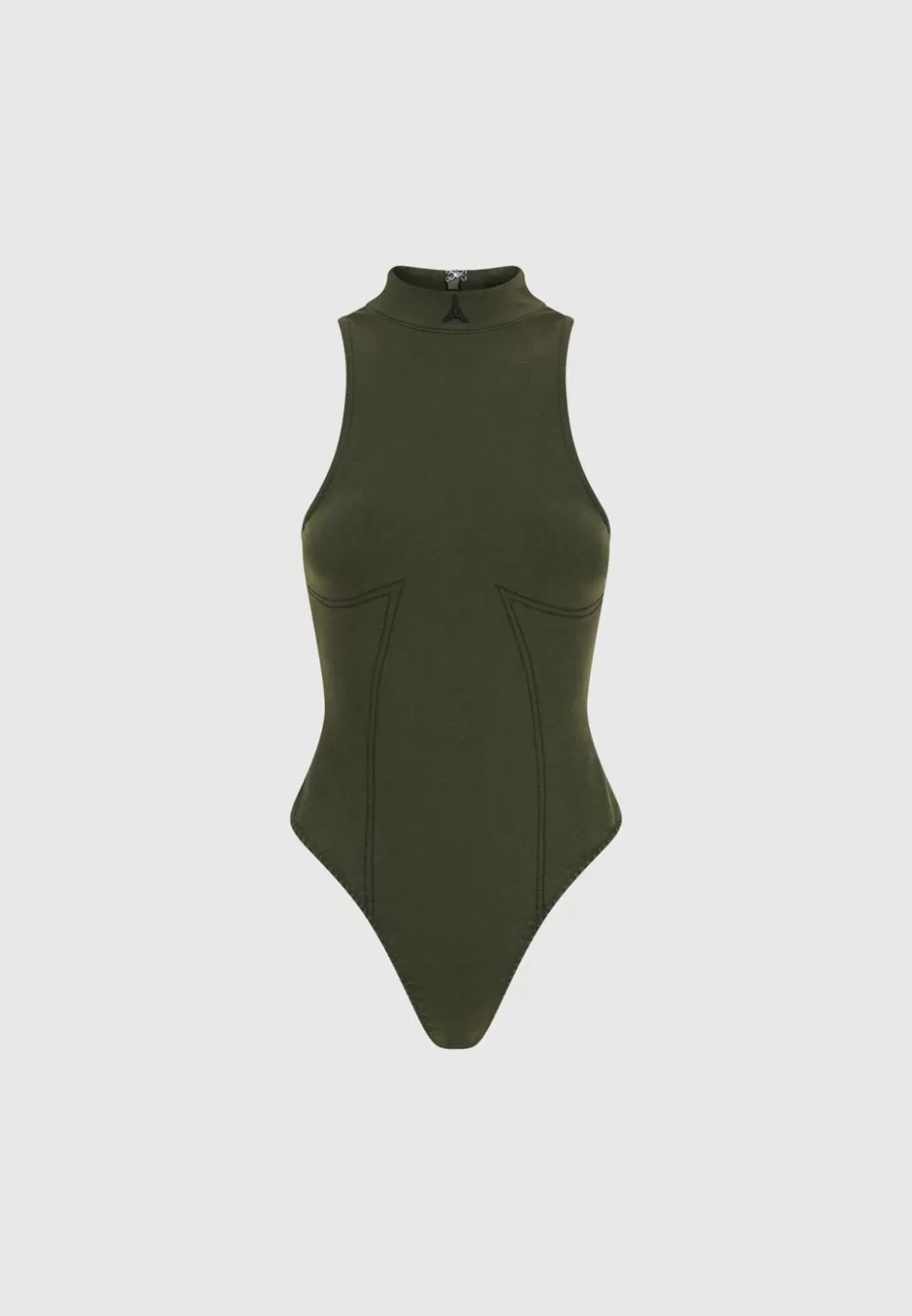 Manière De Voir High Neck Racer Bodysuit>Woman Bodysuits