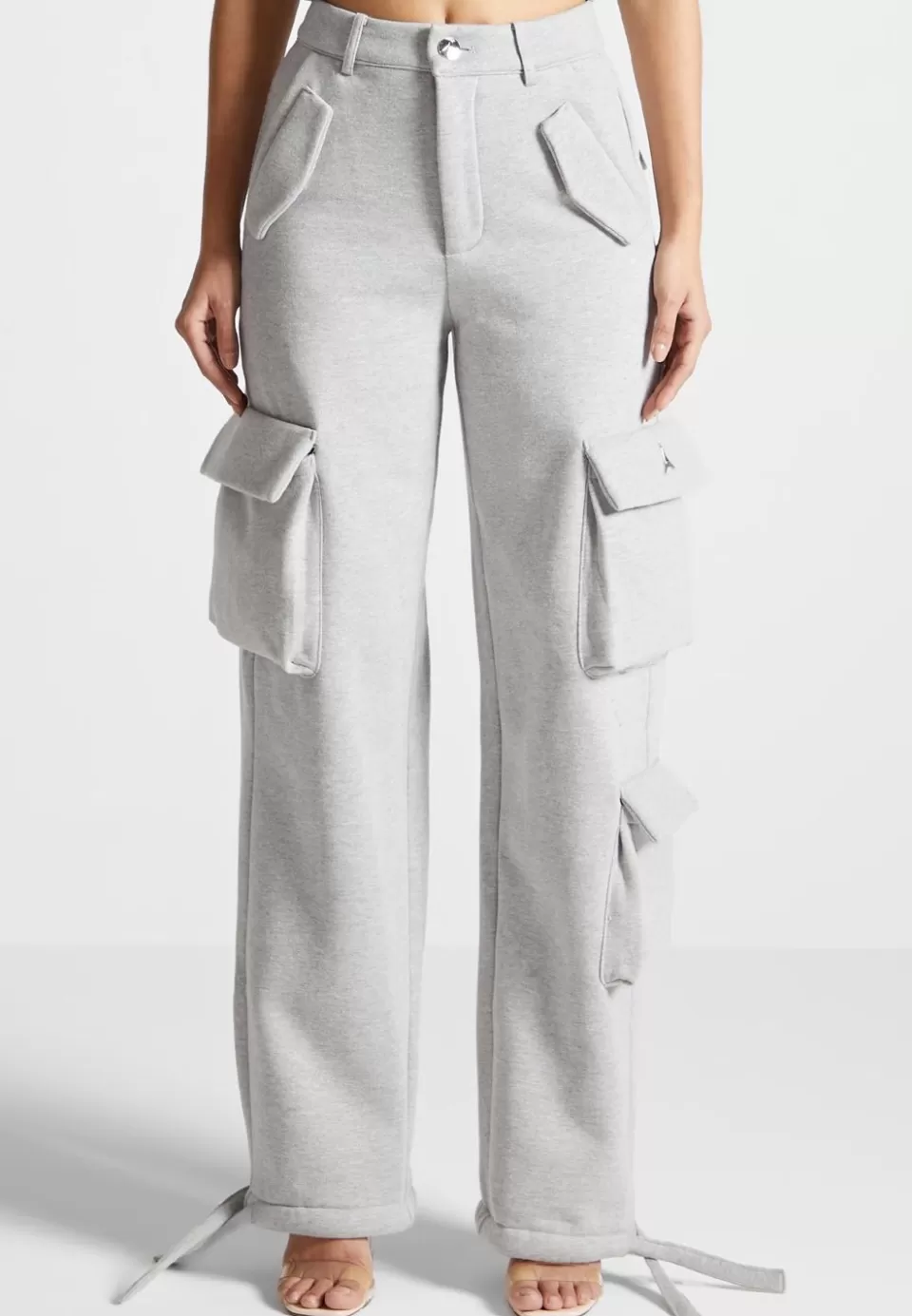 Manière De Voir High Waisted Jersey Cargo Pants>Woman Tracksuits