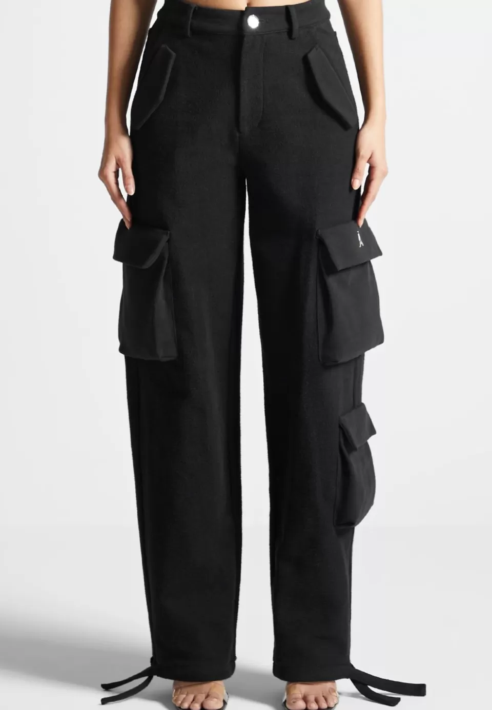 Manière De Voir High Waisted Loopback Cargo Pants>Woman Tracksuits