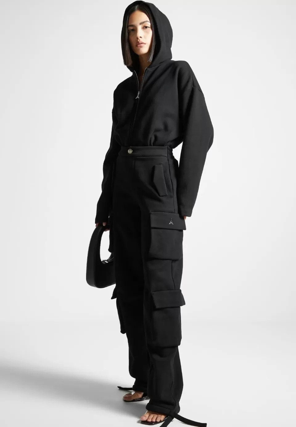 Manière De Voir Hooded Cargo Jumpsuit>Woman Jumpsuits & Playsuits