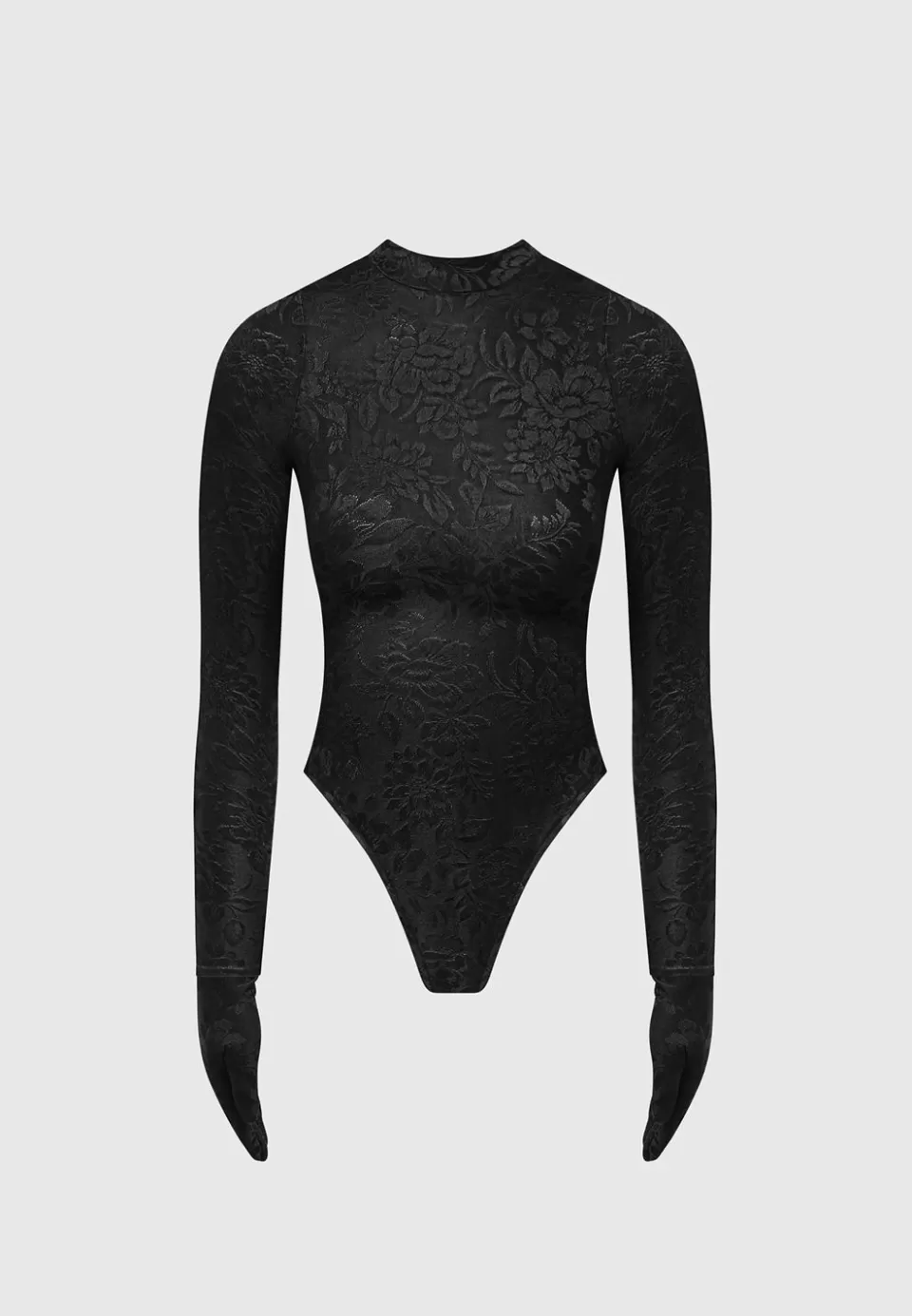 Manière De Voir Jacquard Bodysuit With Gloves>Woman Bodysuits