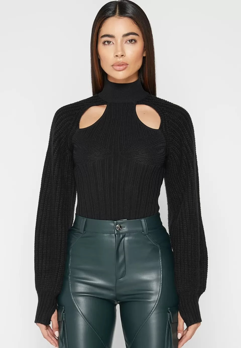 Manière De Voir Jumper Bodysuit With Cut Out>Woman Knitwear