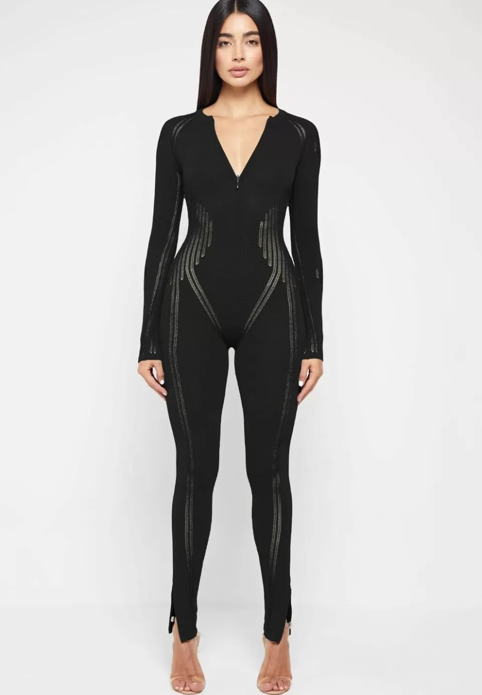 Manière De Voir Knitted Contour Jumpsuit>Woman Jumpsuits & Playsuits