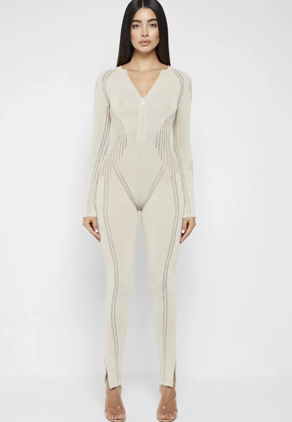 Manière De Voir Knitted Contour Jumpsuit>Woman Jumpsuits & Playsuits