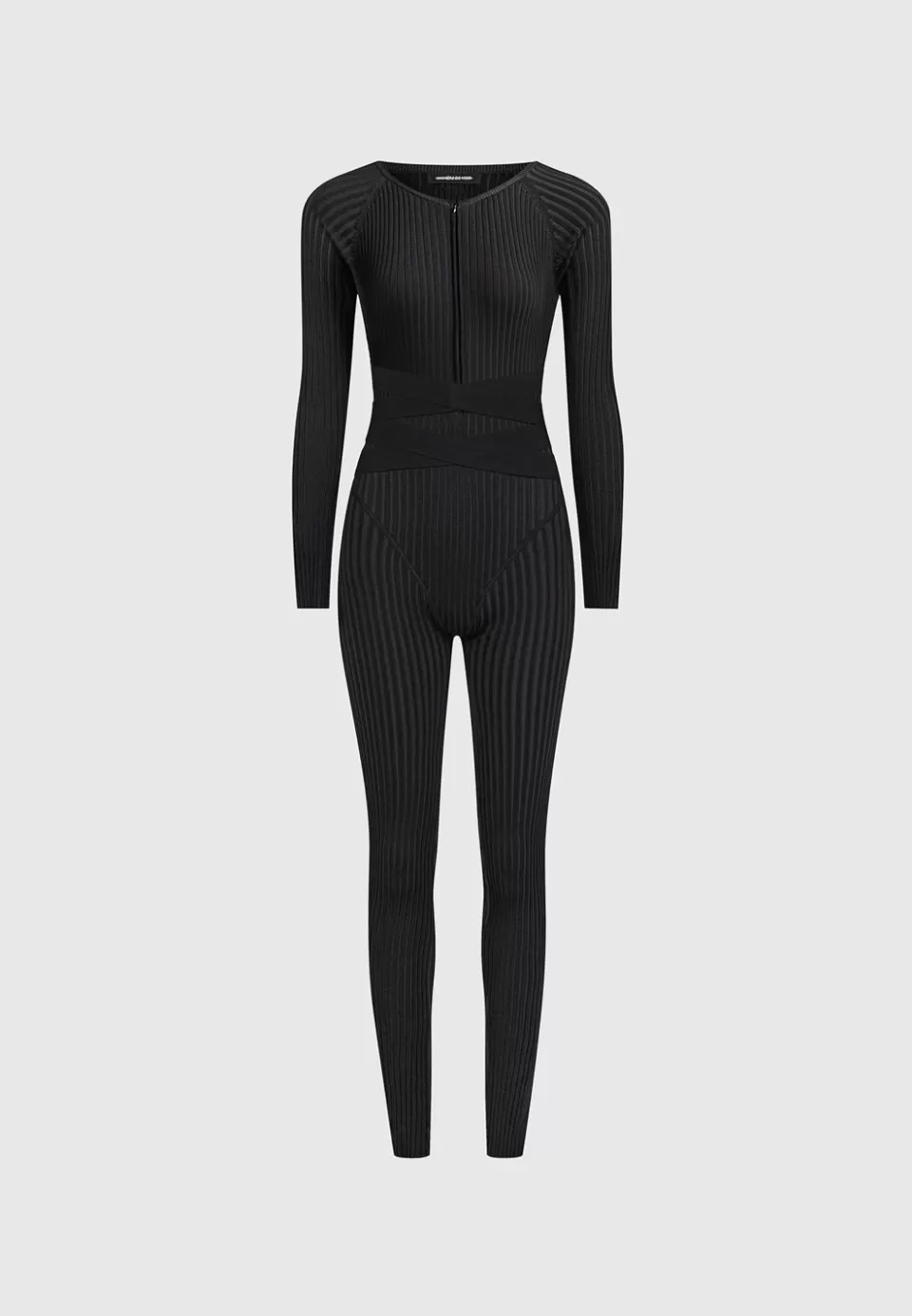 Manière De Voir Knitted Two Tone Jumpsuit With Belt>Woman Jumpsuits & Playsuits