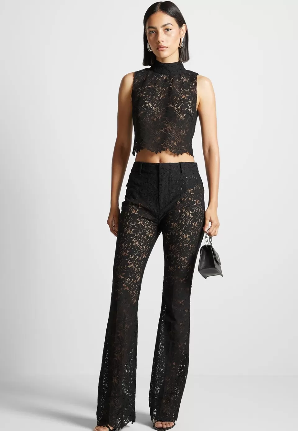 Manière De Voir Lace Fit And Flare Trousers>Woman Matching Sets