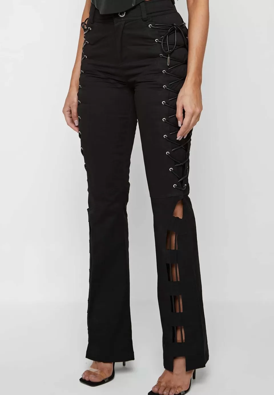 Manière De Voir Lace Up Trousers>Woman Trousers