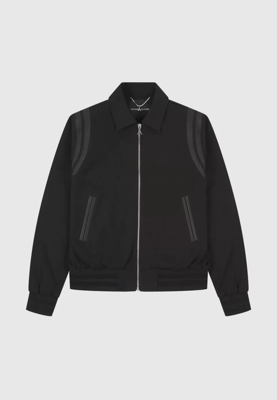 Manière De Voir Leather Panelled Varsity Jacket>Man Jackets