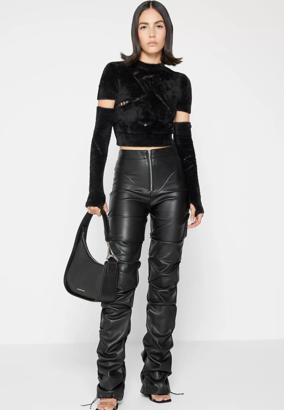 Manière De Voir L'Eiffel Textured Handbag>Woman Bags