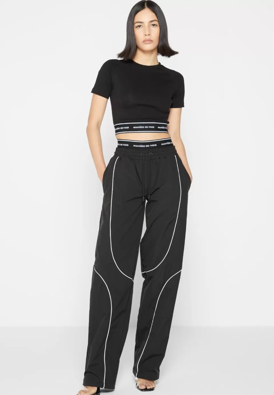 Manière De Voir Mdv Banded Contour Joggers>Woman Cargo Pants & Joggers
