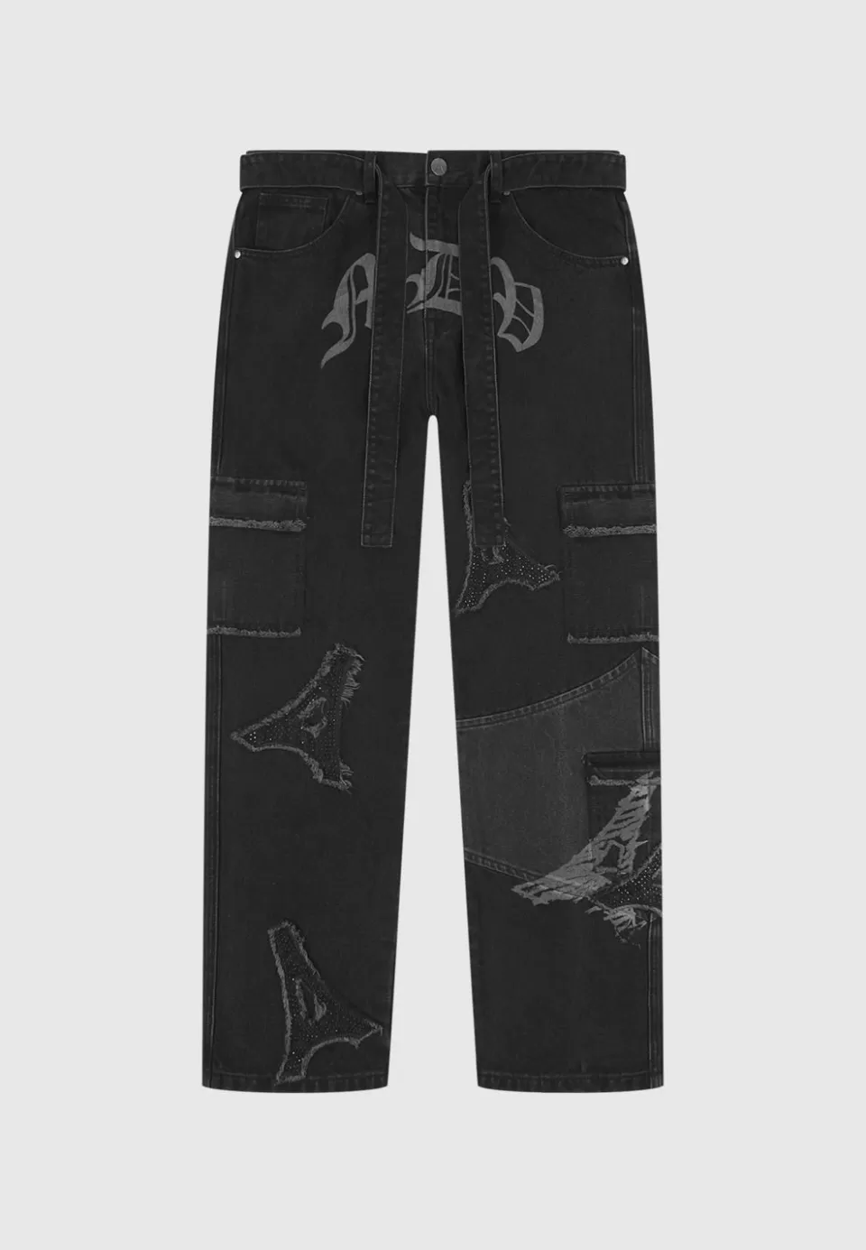 Manière De Voir Mdv Rhinestone Eiffel Patch Jeans>Man Jeans