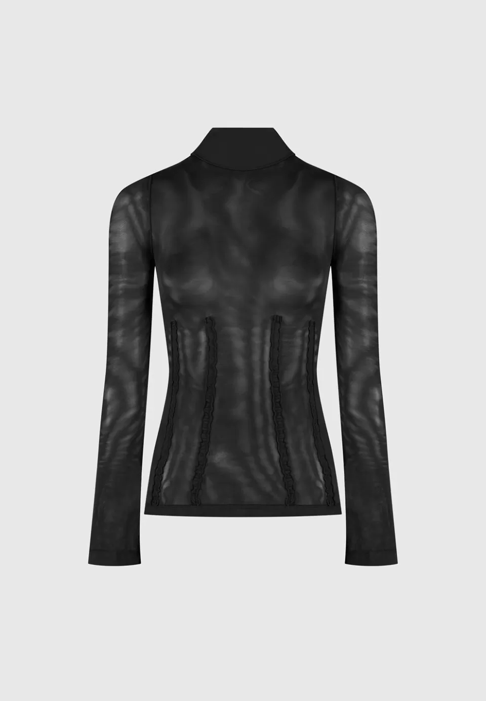 Manière De Voir Mesh Double Layer Top>Woman Tops & T Shirts