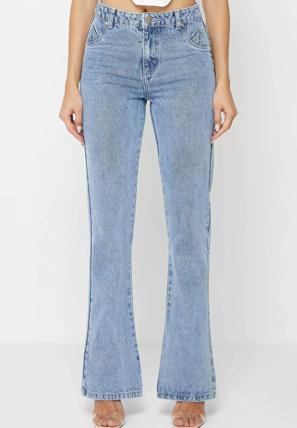 Manière De Voir Mid Rise Flared Jeans>Woman Jeans
