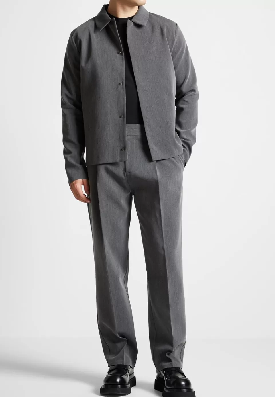 Manière De Voir Minimal Boxy Jacket>Man Jackets