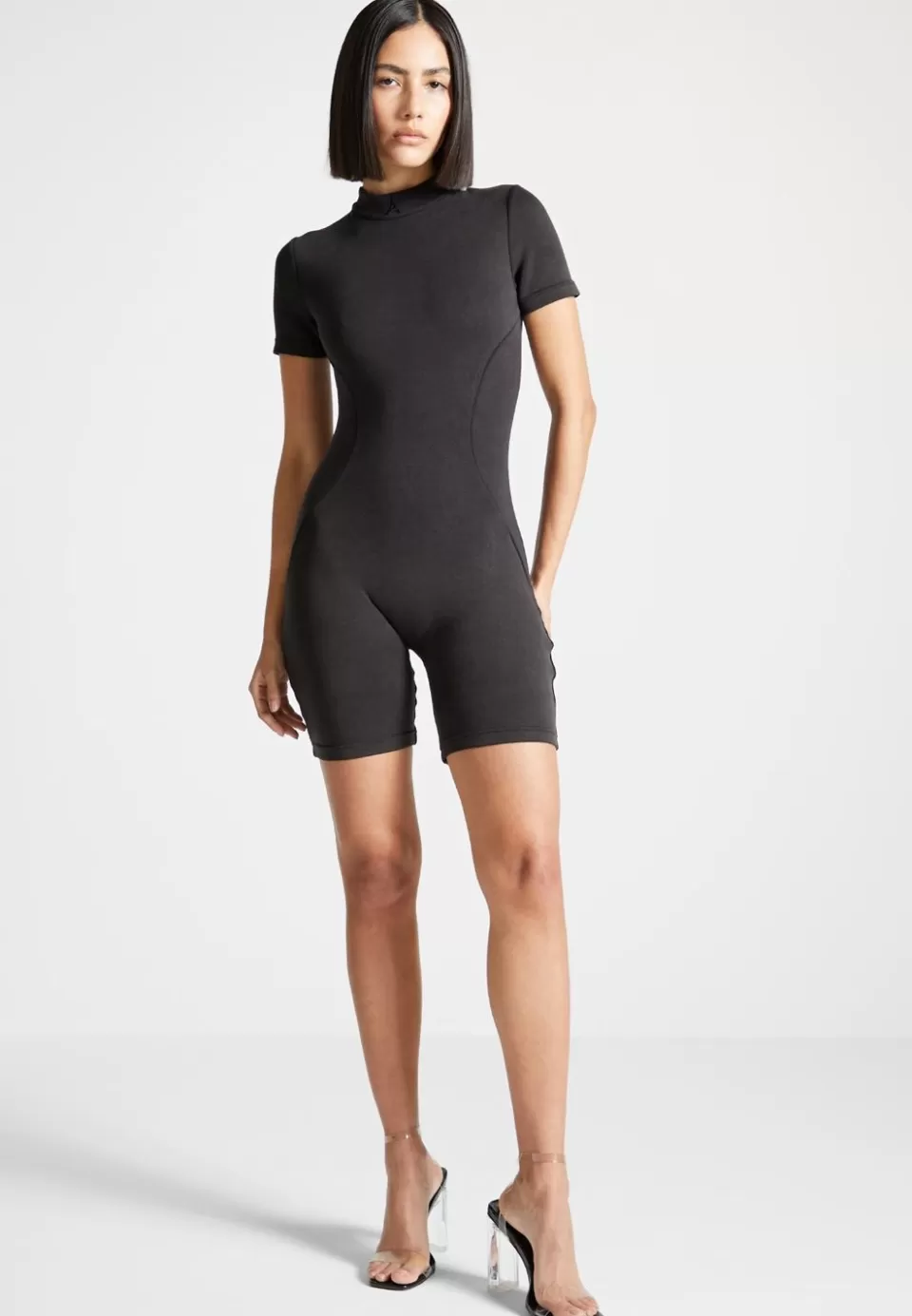 Manière De Voir Mock Neck Playsuit>Woman Jumpsuits & Playsuits