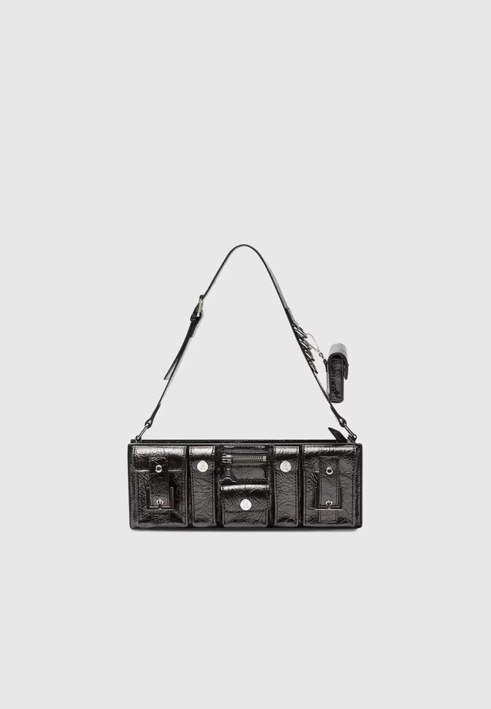 Manière De Voir Multi Cargo Pocket Bag Chrome>Woman Bags