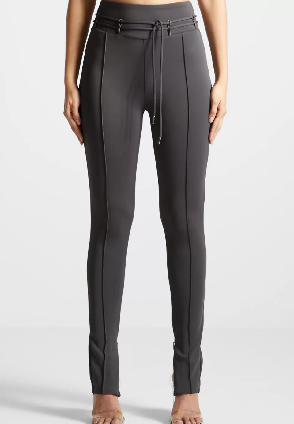 Manière De Voir Neoprene Tie Detail Leggings>Woman Leggings