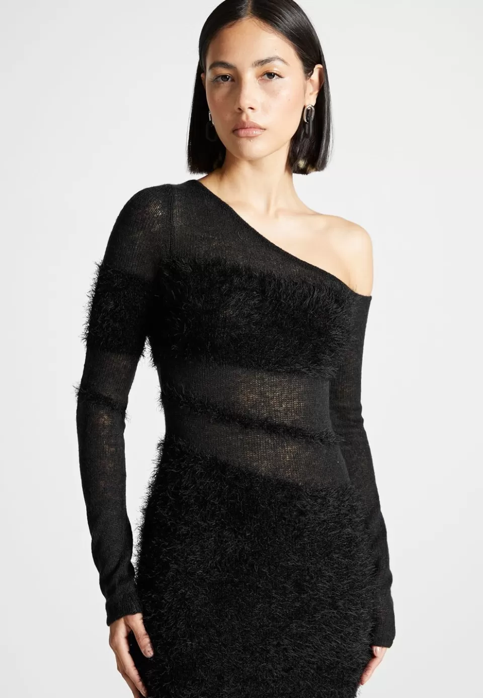 Manière De Voir Off Shoulder Knitted Maxi Dress>Woman Knitwear