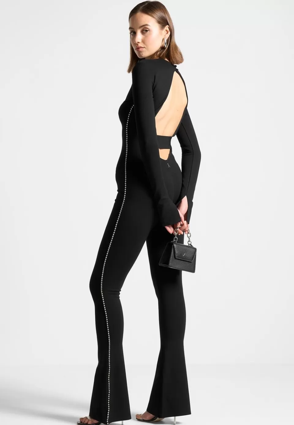 Manière De Voir Open Back Embellished Jumpsuit>Woman Jumpsuits & Playsuits