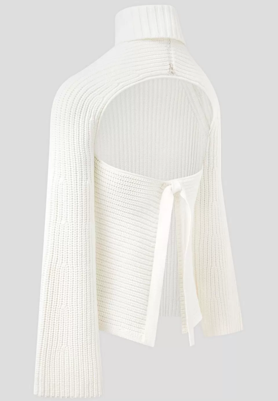Manière De Voir Open Back Knit Roll Neck Jumper>Woman Jumpers & Hoodies