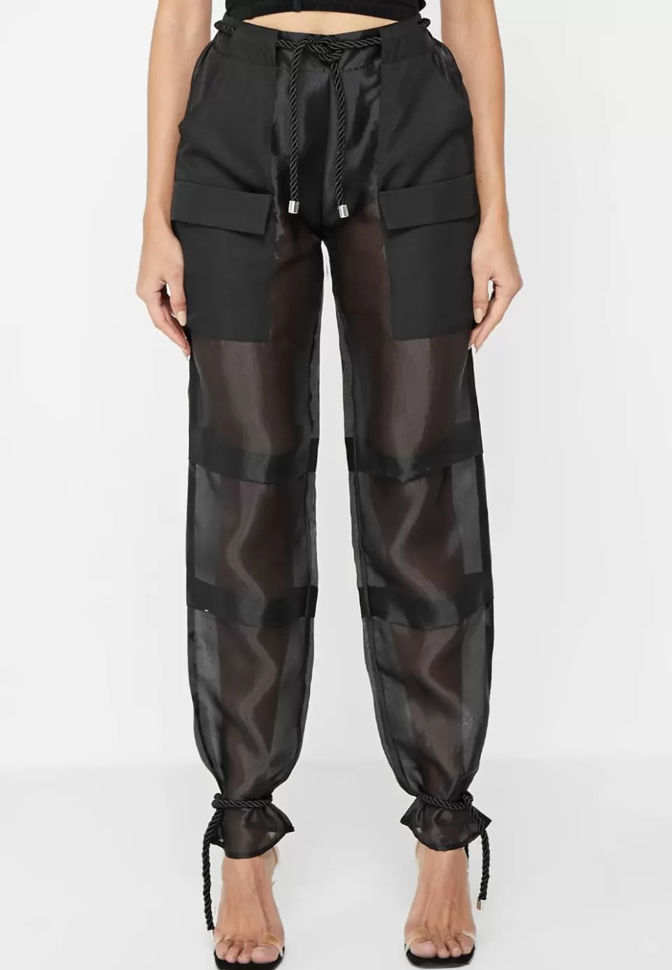 Manière De Voir Organza Cargo Trousers>Woman Trousers