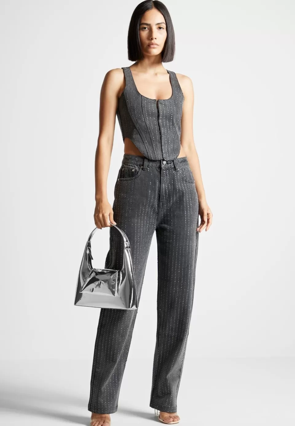 Manière De Voir Puffer Shoulder Bag - Silver>Woman Bags