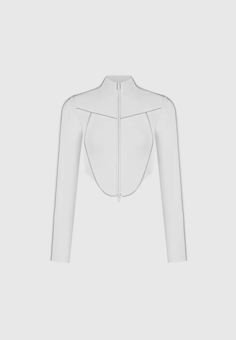 Manière De Voir Reflective Piped Long Sleeve Corset Jacket>Woman Matching Sets