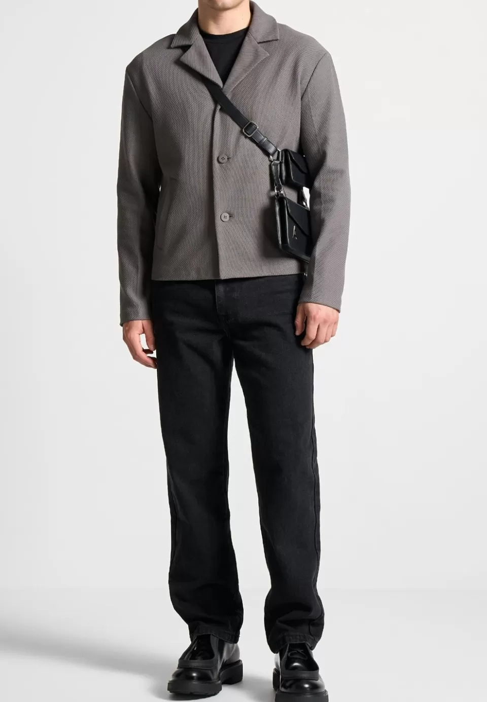 Manière De Voir Revere Collar Twill Jacket>Man Modern Tailoring