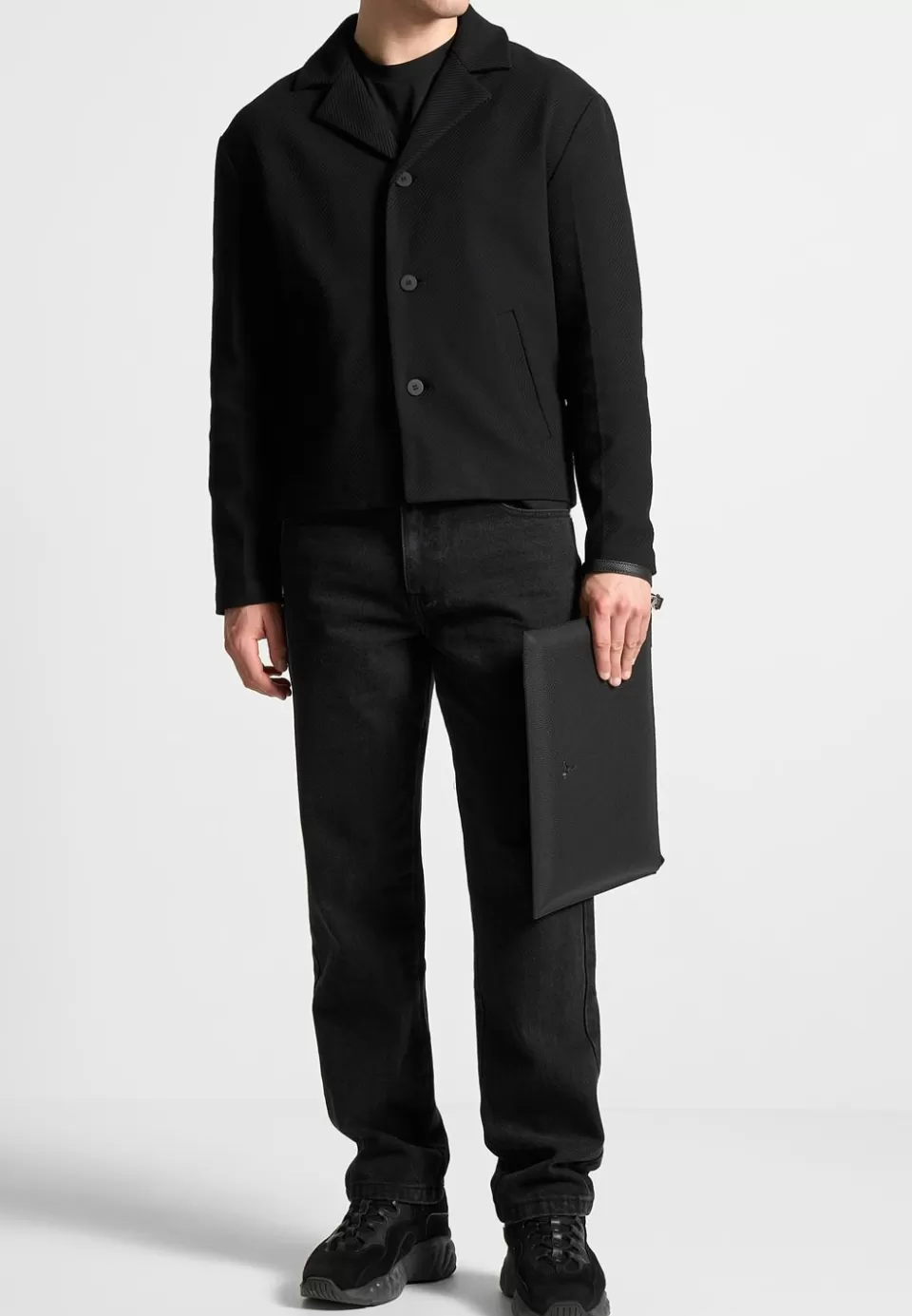 Manière De Voir Revere Collar Twill Jacket>Man Modern Tailoring