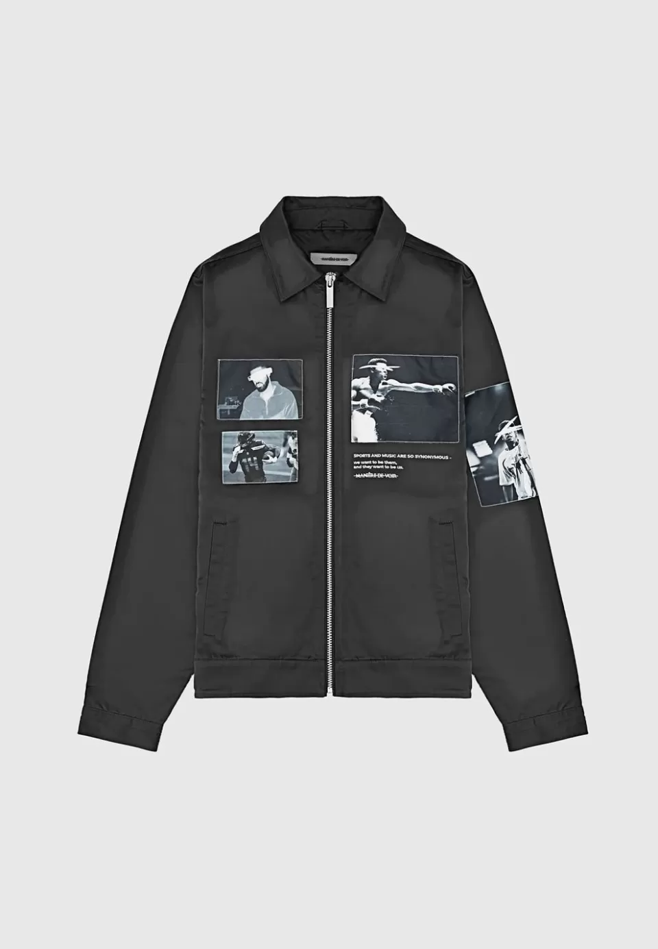 Manière De Voir Satin Icon Jacket>Man Jackets