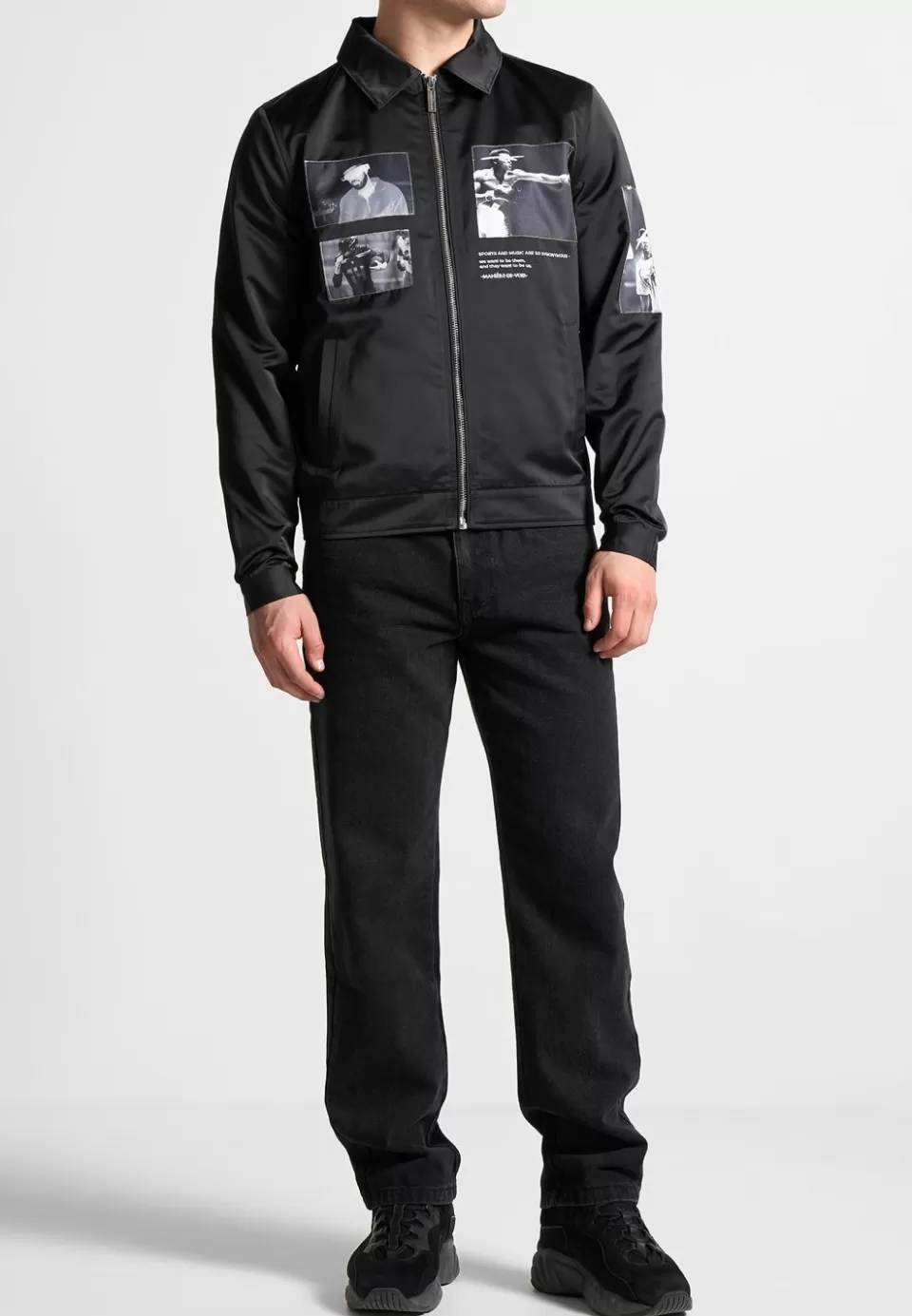 Manière De Voir Satin Icon Jacket>Man Jackets