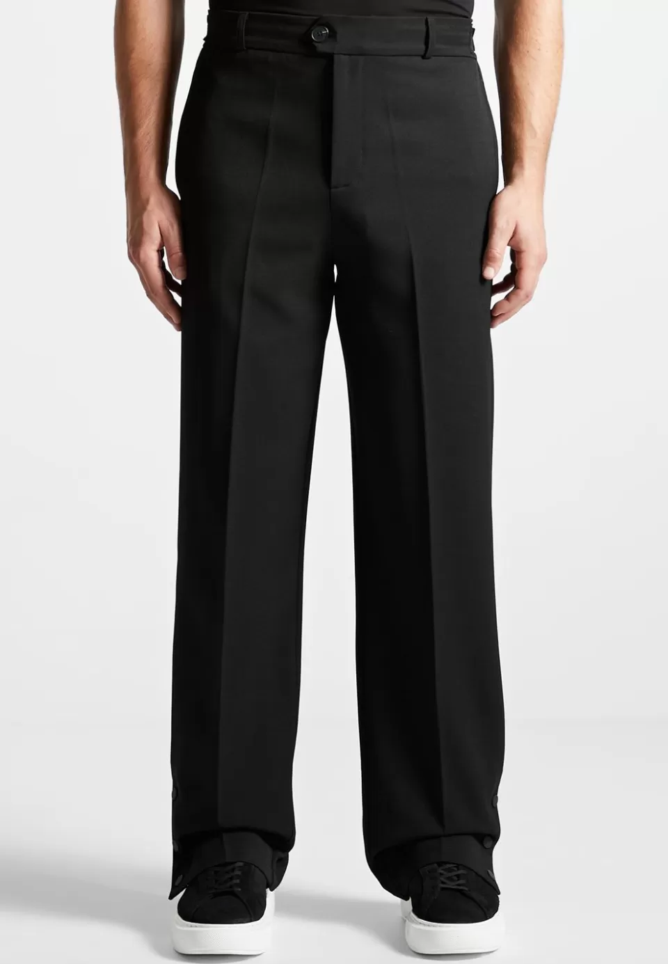 Manière De Voir Straight Leg Buttoned Cuff Trousers>Man Formal Trousers