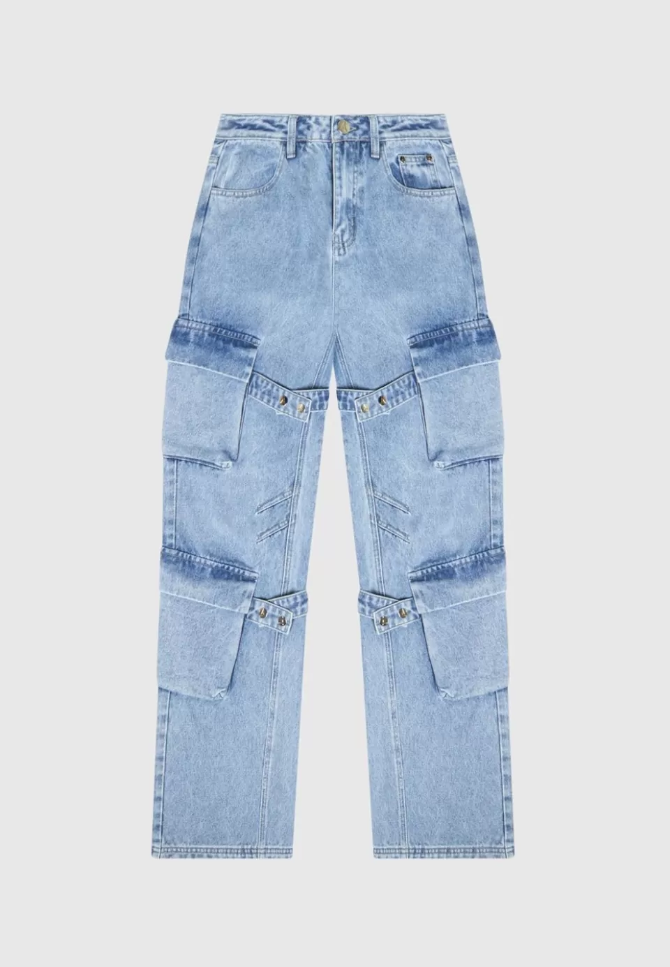 Manière De Voir Strap Detail Cargo Jeans>Woman Jeans