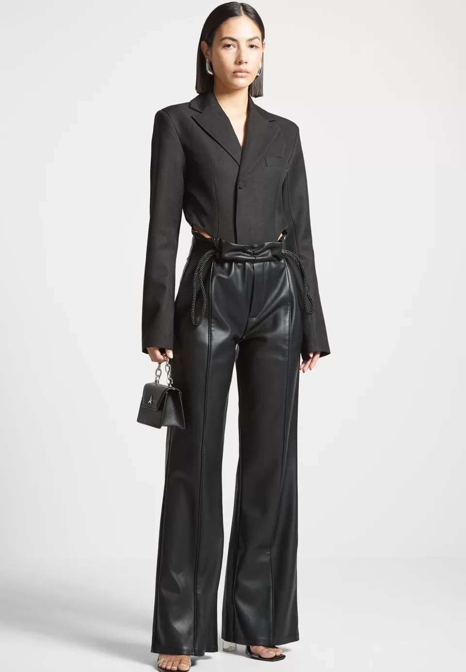 Manière De Voir Tailored High Leg Blazer Bodysuit>Woman Bodysuits
