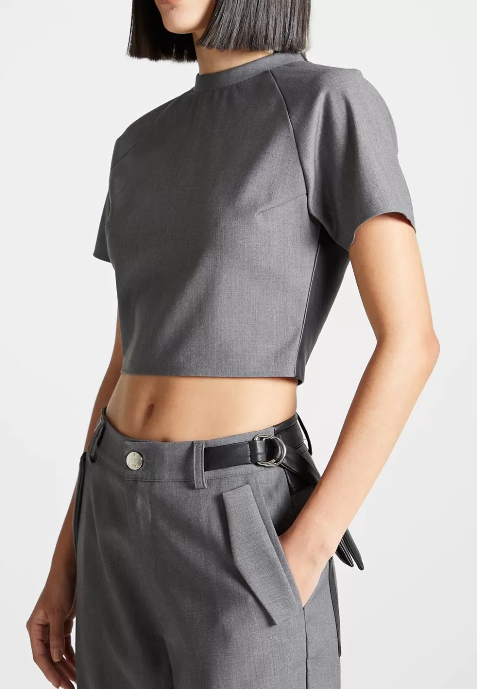 Manière De Voir Tailored Mock Neck Top>Woman Matching Sets