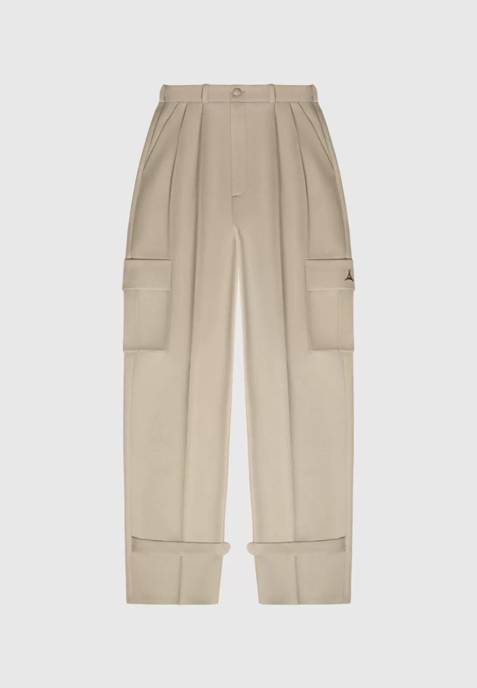 Manière De Voir Tailored Pleated Cargo Trousers>Woman Trousers