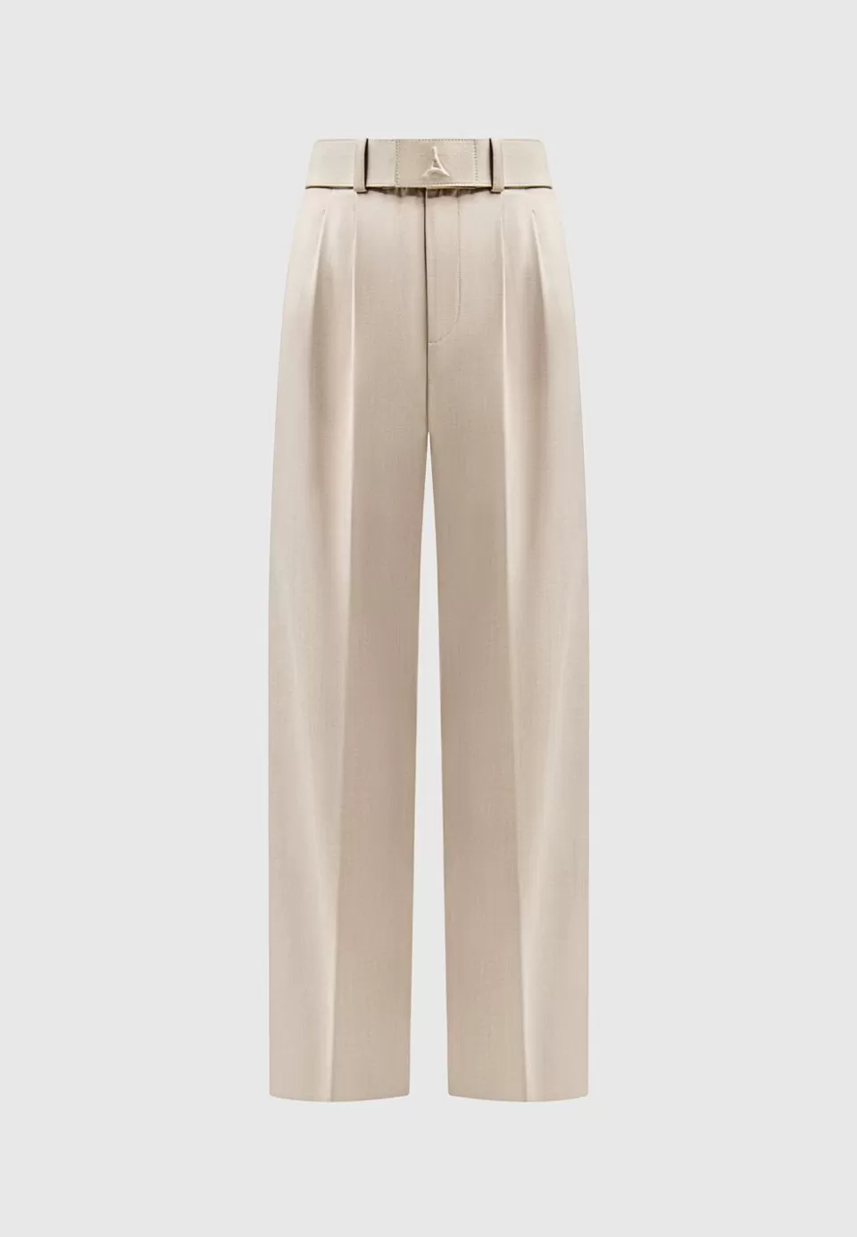 Manière De Voir Tailored Pleated Trousers With Eiffel Belt>Woman Trousers