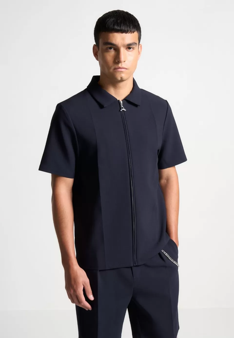 Manière De Voir Tailored Shirt With Crease>Man Shirts