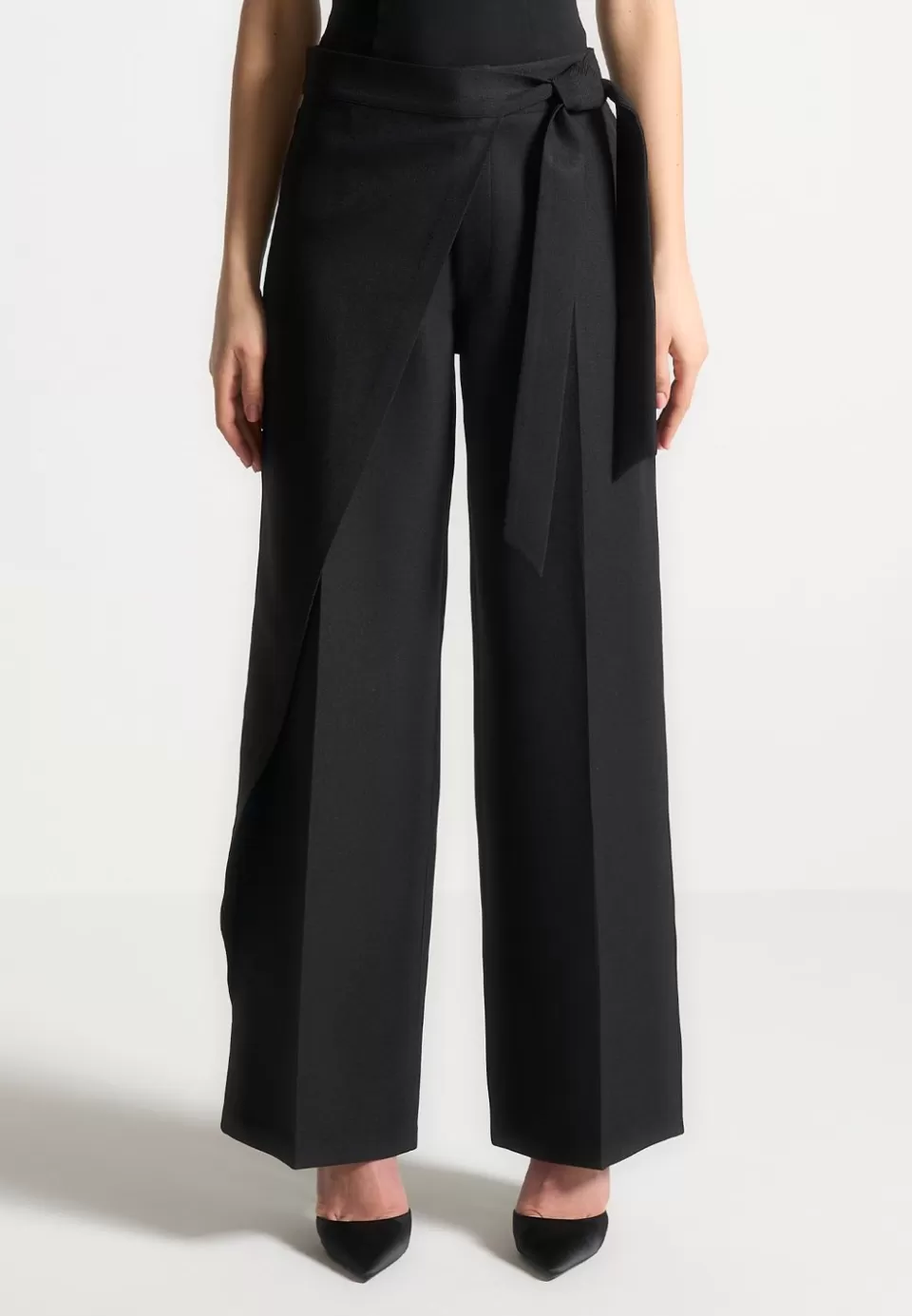 Manière De Voir Tailored Wrap Trousers With Tie>Woman Trousers