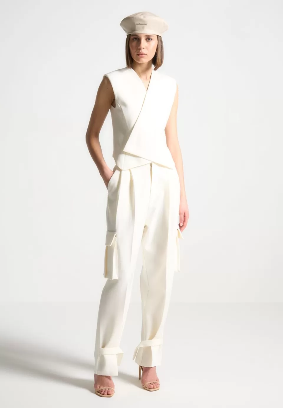 Manière De Voir Tailored Wrap Waistcoat>Woman Matching Sets