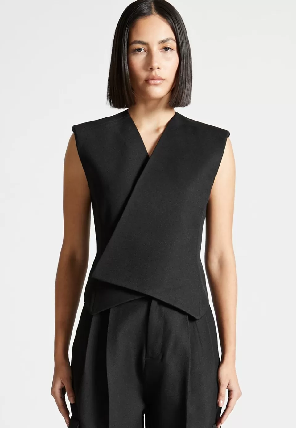 Manière De Voir Tailored Wrap Waistcoat>Woman Blazers & Waistcoats