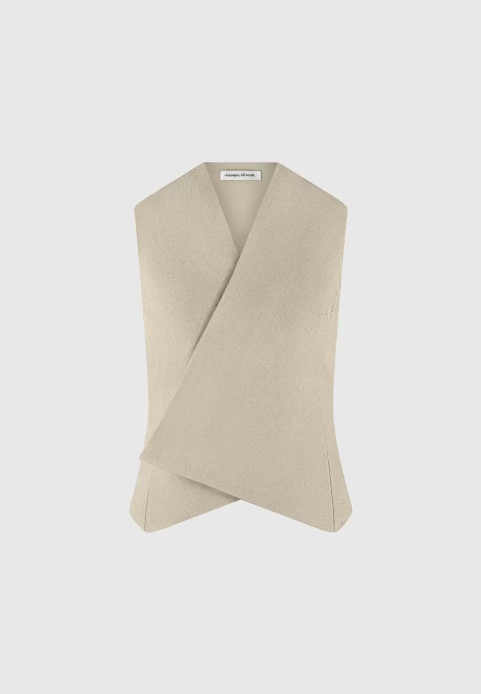 Manière De Voir Tailored Wrap Waistcoat>Woman Blazers & Waistcoats