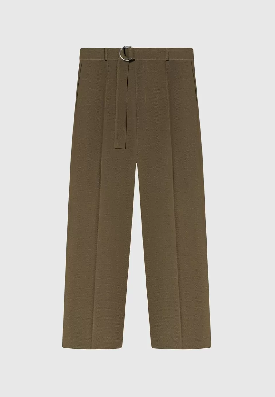 Manière De Voir Textured Belted Tailored Trousers>Man Formal Trousers