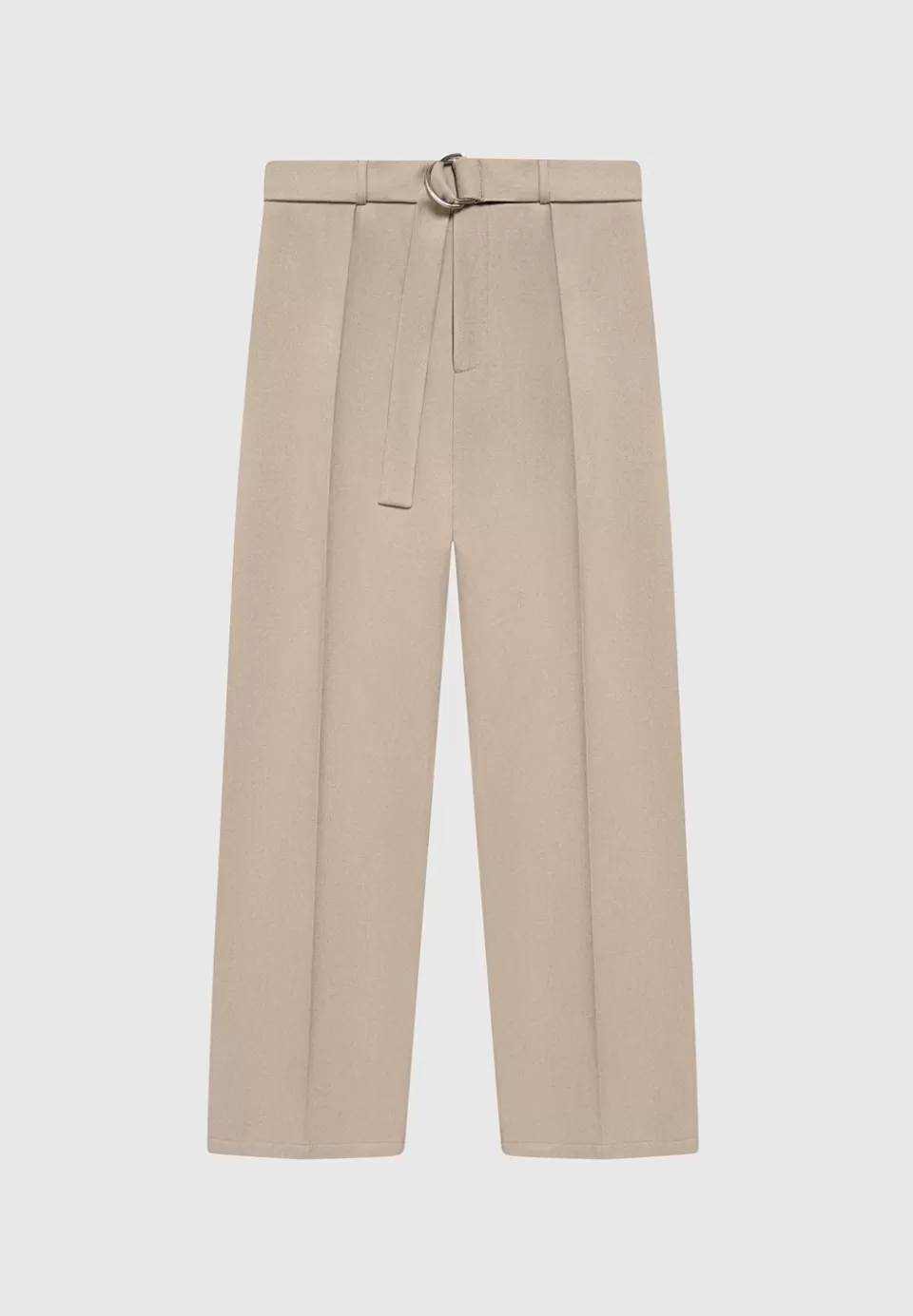 Manière De Voir Textured Belted Tailored Trousers>Man Formal Trousers