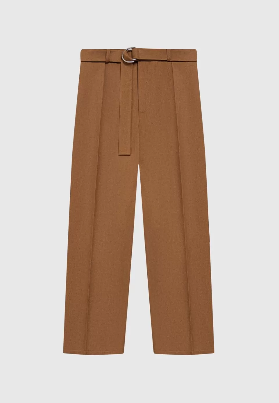Manière De Voir Textured Belted Tailored Trousers>Man Formal Trousers