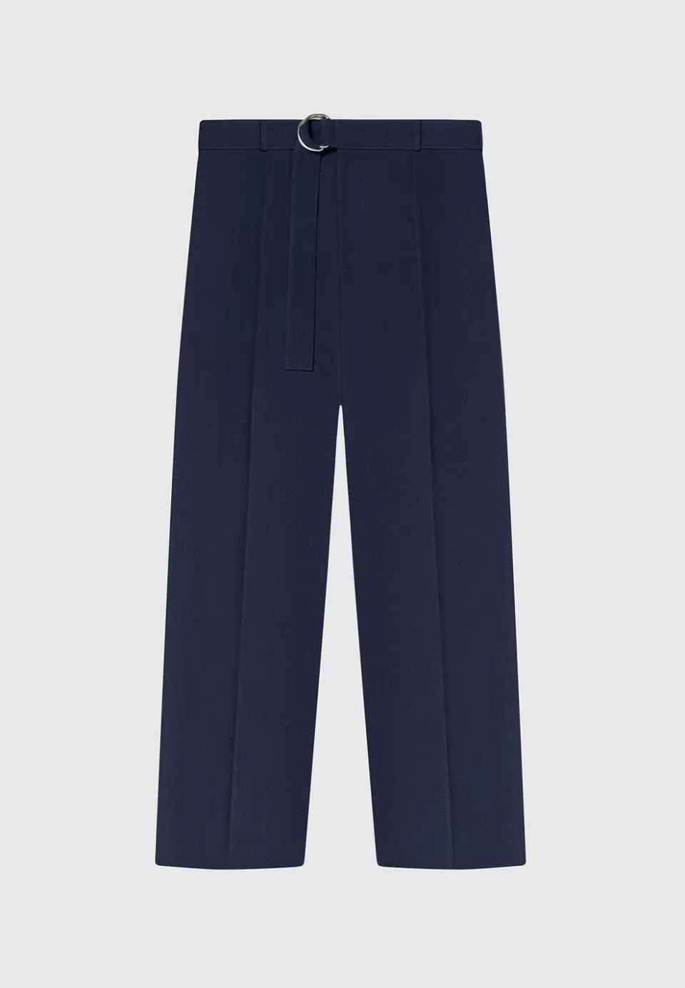 Manière De Voir Textured Belted Tailored Trousers>Man Formal Trousers