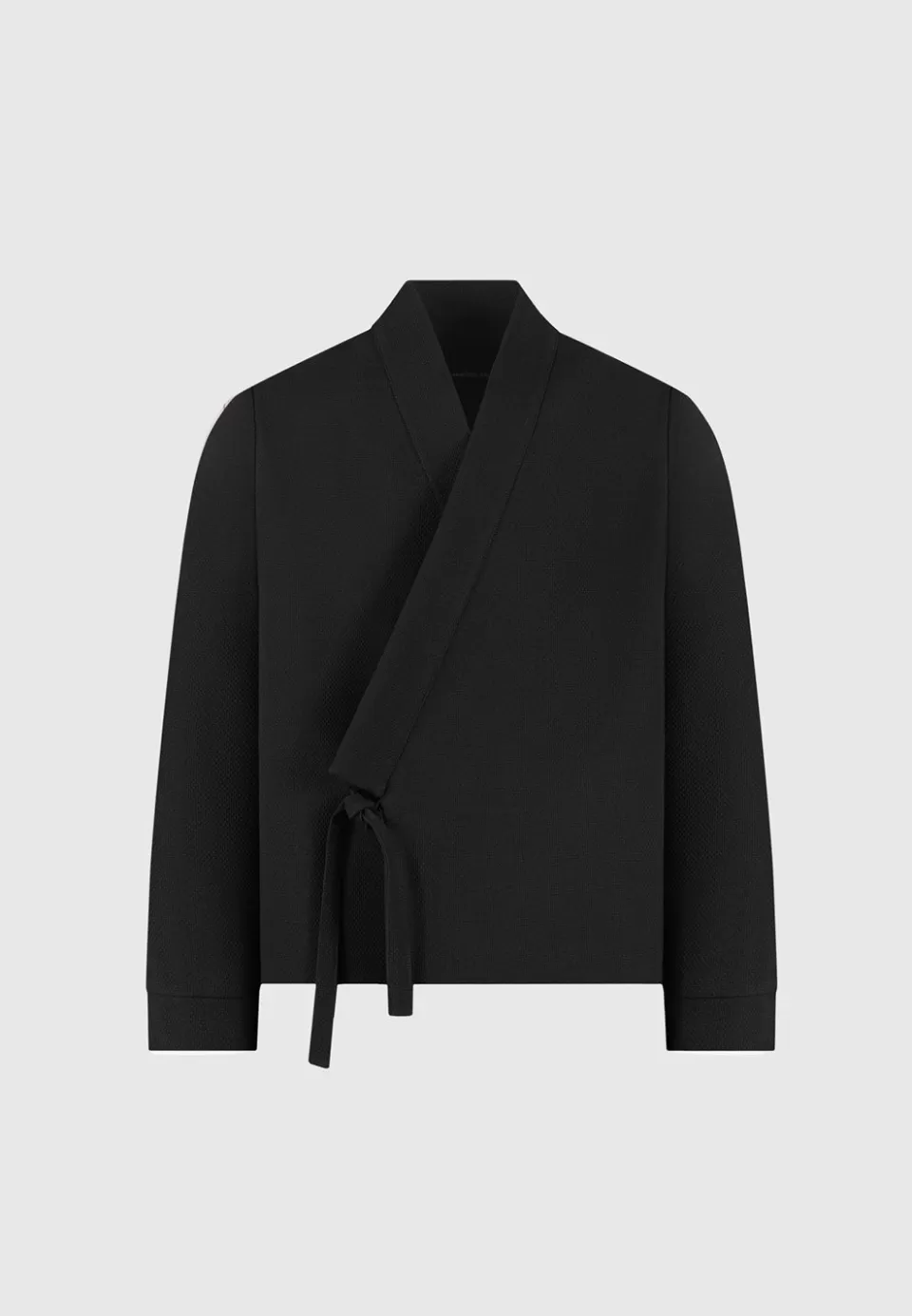 Manière De Voir Textured Kimono Wrap Jacket>Man Modern Tailoring