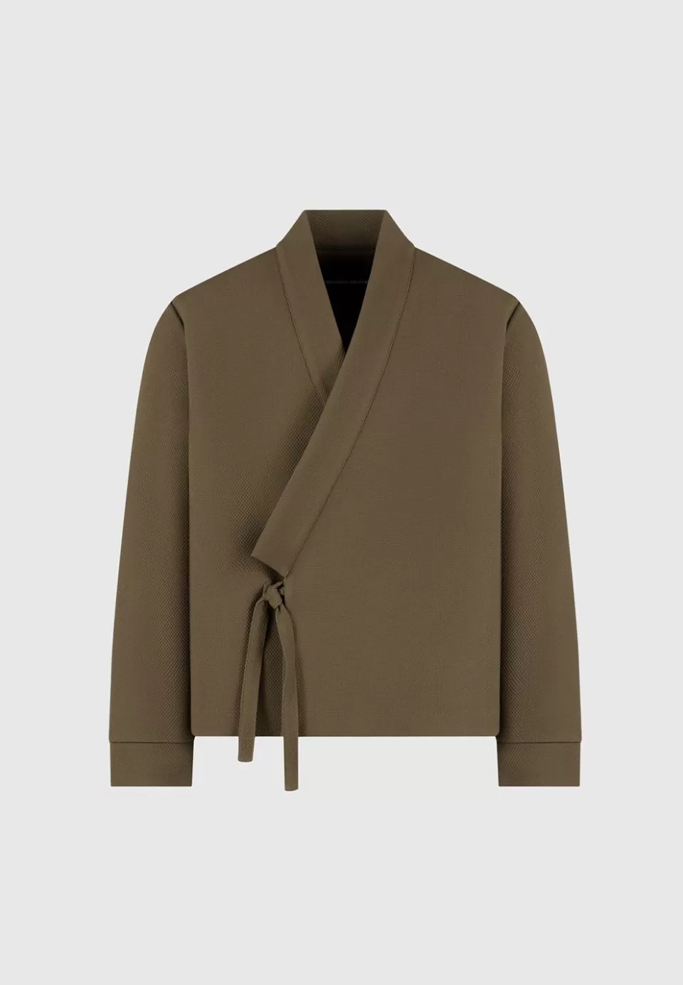 Manière De Voir Textured Kimono Wrap Jacket>Man Modern Tailoring