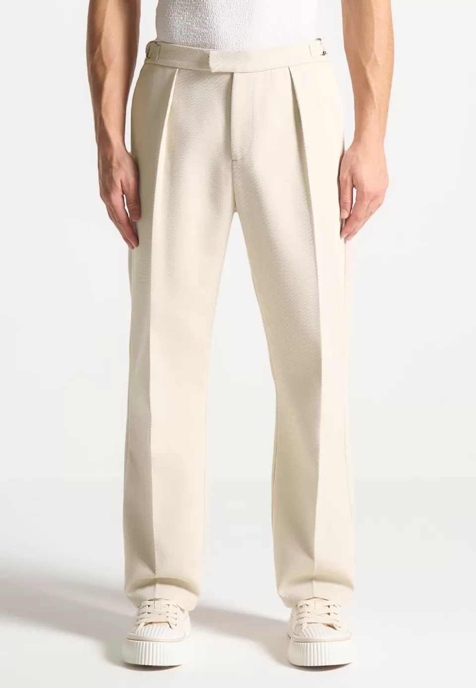 Manière De Voir Textured Tailored Trousers>Man Formal Trousers